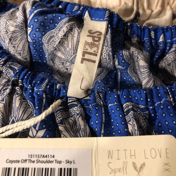 ❤️ Spell Coyote off the shoulder crop top ❤️ - Picture 7 of 8